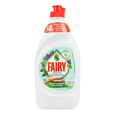 Fairy Deterdzent Za Sudove Sensitive Tea Tree&mint 450 ml