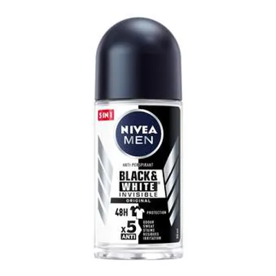 Nivea Roll On Blacvk&white Invis 50 ml