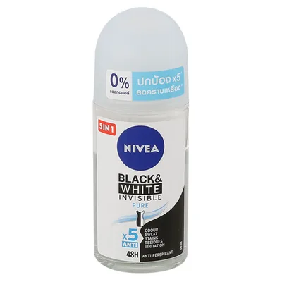 Nivea Roll On Black&white Pure 50 ml