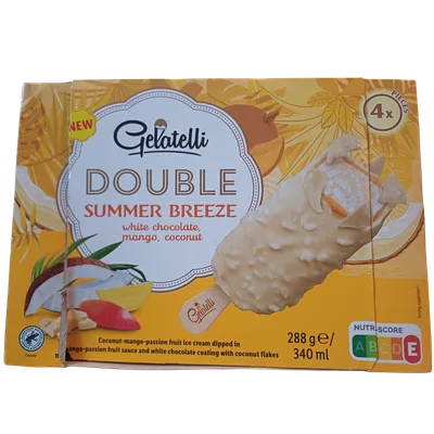 Gelatelli Sladoled Štapić Dupla Čokolada 340 ml