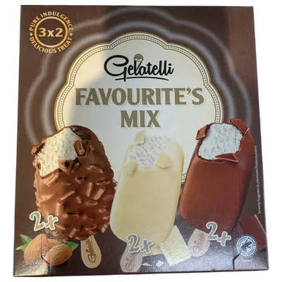 Gelatelli Sladoled Štapić Vanila 120 ml