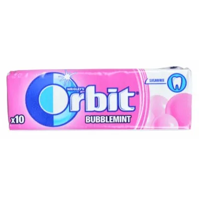 Zvaka White Bubblemint Orbit 14 g