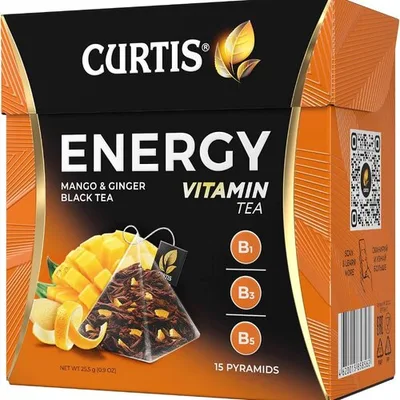 Crni Čaj Sa Mangom I Đumbirom Energy Tea,curtis 25 g