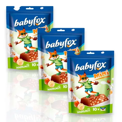 Čokoladni Dezert Babyfox Mini Lešnik 120 g