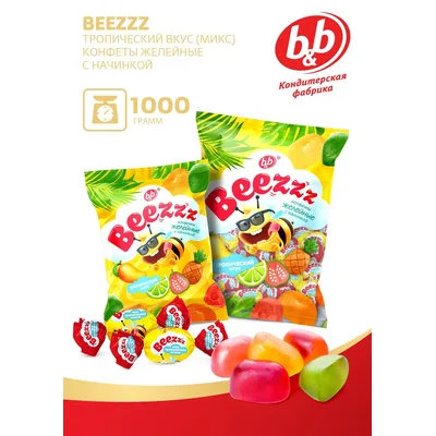 Bombone Beezzz Žele Tropski Miks 250 g