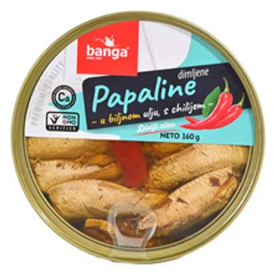 Dimljena Papalina U Ulju Banga 160 g