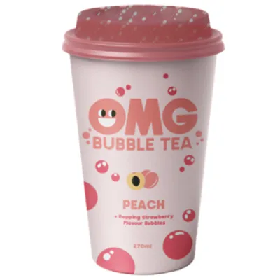Bubble Tea Omg Breskva Sa Jagoda Bobicama 270 ml