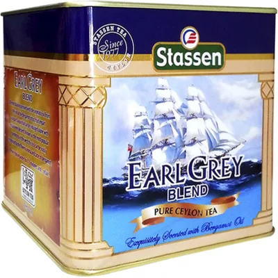 Čaj Cejlonski Earl Grey Stassen Lim 100 g