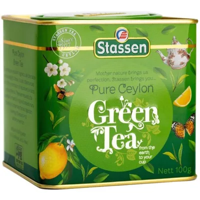 Čaj Zeleni U Limenci Stassen 100 g
