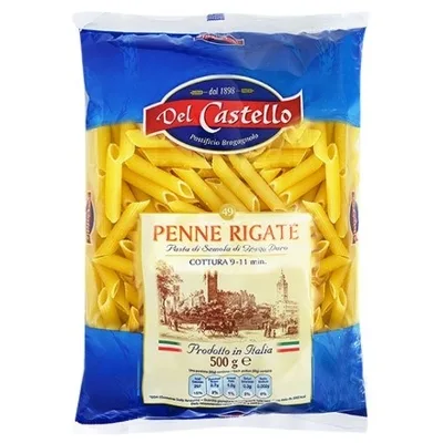 Del Castello Penne Rigate 500 g