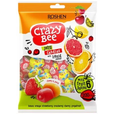 Bombone Žele Crazy Bee Frutty Rochen 200 g