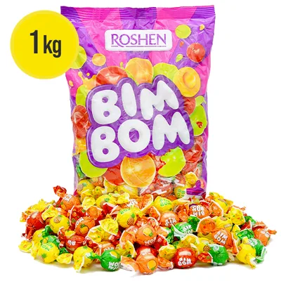 Bombone Bim-Bom Tvrde Punjene Roshen 1 kg