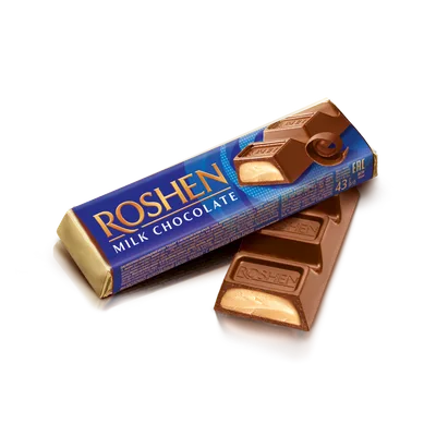 Roshen Milk Cokoladni Bar 43 g