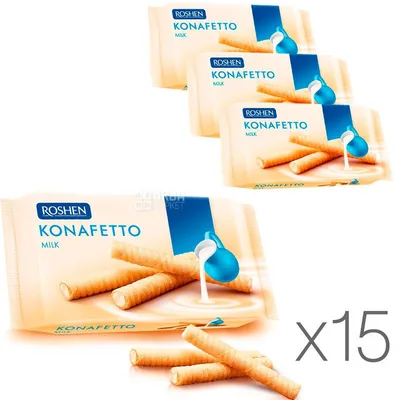 Roler Vafli Konafetto Mlečni Krem Rochen 140 g