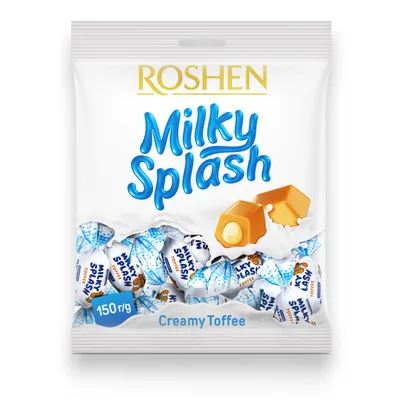 Bom.Karamela Milky Splash Roshen 150 g