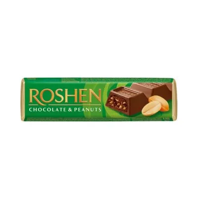 Čokoladni Bar Mlečni Kikiriki Punjenje Rochen 43 g