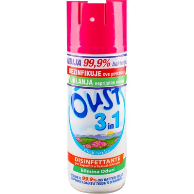 Osvezivac Prostora Oust Sprej 3u1 Garden 400 ml