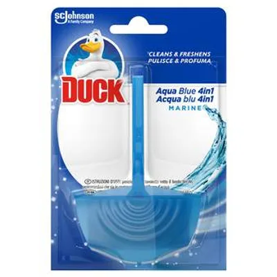 Osvezivac Za Wc Solju Duck Aqua Blue 4u1 Tvrda Korpica 40 g