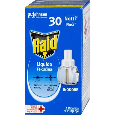 Sredstvo Protiv Komaraca Raid Dopuna Za Elektricni