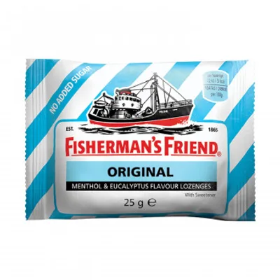 Bom Komprimat Fishermans Extra Jake Mentol Pastile 25 g