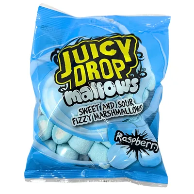 Bombone Juicy Drop Sour Mallows Raspberry 100 g