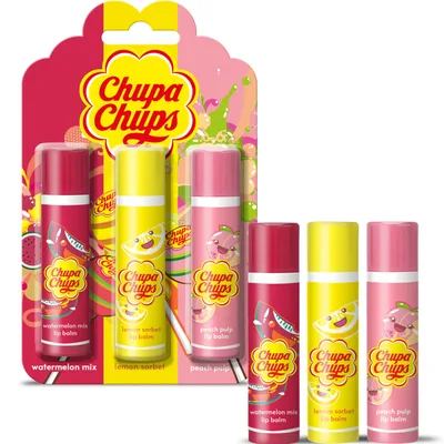 Chupa Chups Lip Balm Gift Set 3pc