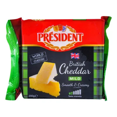 Sir Mild Wh Cheddar President 200 g