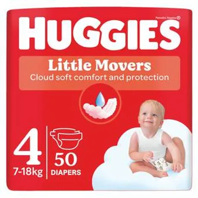Huggies Pelene Little Movers Jumbo 4 (7- ) 18 kg