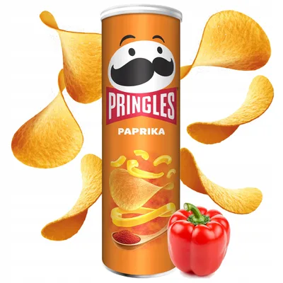 Cips Pringles Paprika 165 g