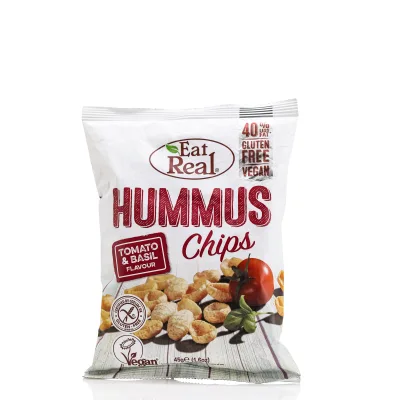 Čips Hummus Parad Bosilj Eat Re 45 g