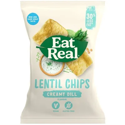 Čips Sočivo Krem Mirođ Eat Real 40 g