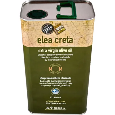 Maslinovo Ulje Ekstra Devičansko Elea Creta 3 L
