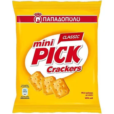 Krekeri Sa Ukusom Pice Mini Pick Crackers Papadopoulos 70 g