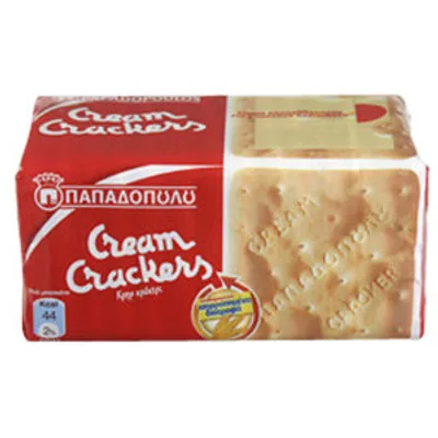 Krekeri Od Pšenicnog Brašna Cream Crackers Papadopoulos 140 g