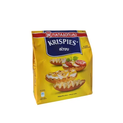 Dvopek Pšenični Integralni Krispies Papadopoulos 200 g