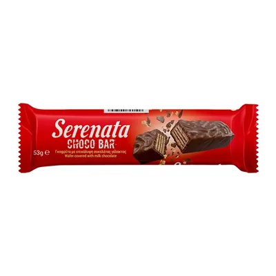 Napolitanka Prelivena Mlečnom Čokoladom Choco Bar Serenata 33 g