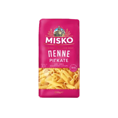 Testenina Penne Rigate Misko 500 g