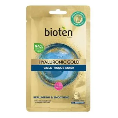 Maska U Maramici Bio Hyaluron Gold Bioten 25 ml