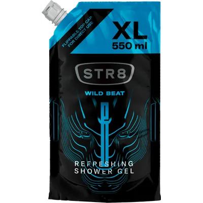 Gel Tuš Str8 Wild Beat Doypac 550 ml
