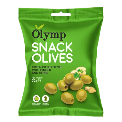 Maslina Zel Đumbir Snack Olymp 70 g