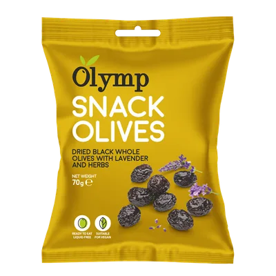 Masline Crne Sušene Sa Lavandom Olymp 70 g