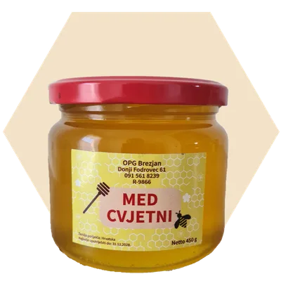 Med Divlje Cveće Siton 450 g