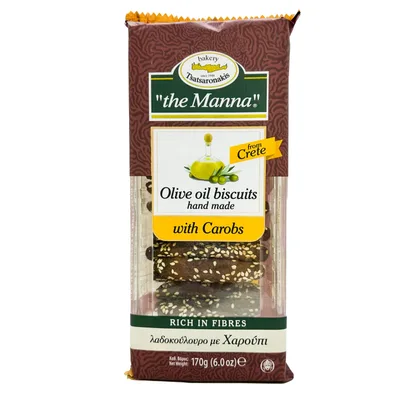 Keks Sa Maslinovim Uljem Bez Šećera The Manna 170 g