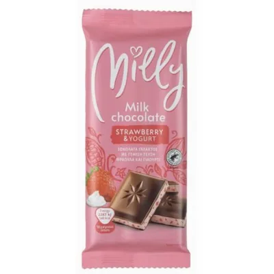 Mlecna Cokolada Jagoda&jogurt Milly 100 g