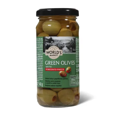 Masline Zelene Sa Paprika Pastom Wm 235 g