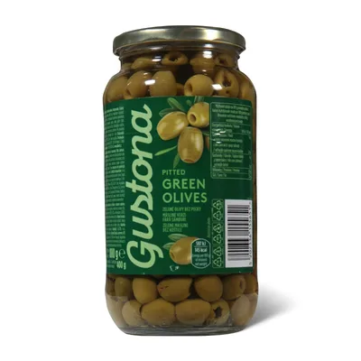 Gustona Zelene Masline Bez Kostice 880 g