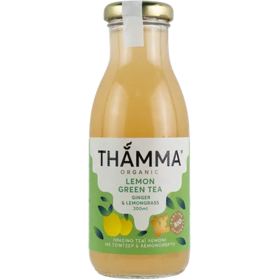 Ledeni Organski Zeleni Čaj Sa Ukusom Limuna Thamma 300 ml