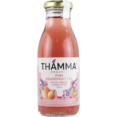 Ledeni Organski Biljni Čaj Sa Ukusom Crvenog Grejpfruta Thamma 300 ml