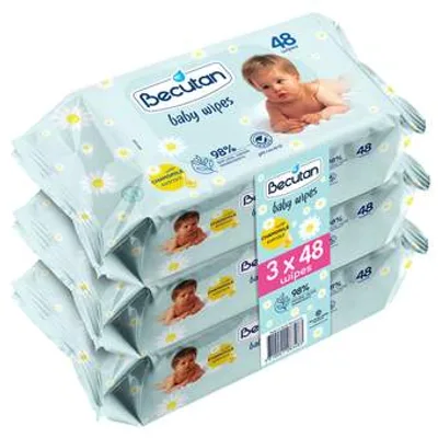 Maramice Vlažne Baby Becutan 3x48 Alkaloid