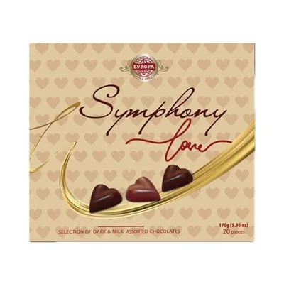 Bombonjera Symphony Love Evropa 170 g